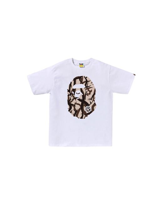 A Bathing Ape Black Trial Camo Big Ape Head T-Shirt 017" for men