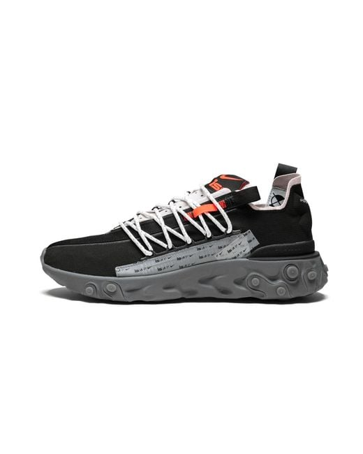 Nike Black React Wr Ispa Ar8555 001" for men
