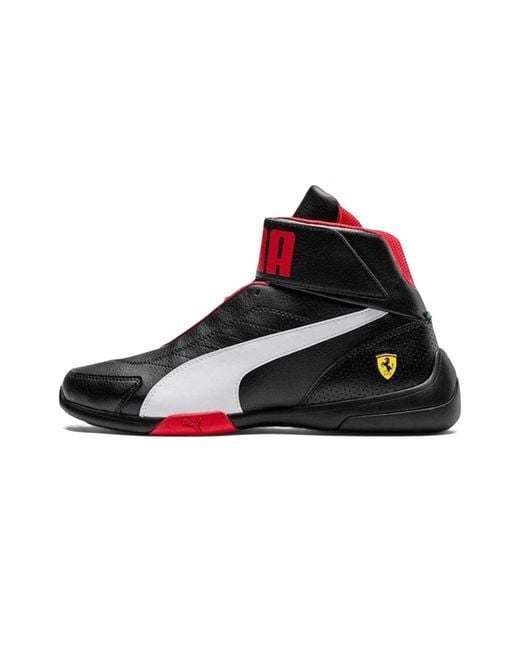 PUMA Black Scuderia Ferrari Kart Cat Mid 3 306220 02" for men