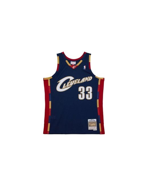Mitchell & Ness Blue Nba Alternate Jersey Cavaliers 2009 Shaquille O'Neal Smjy5604 Cca09Sonnavy" for men