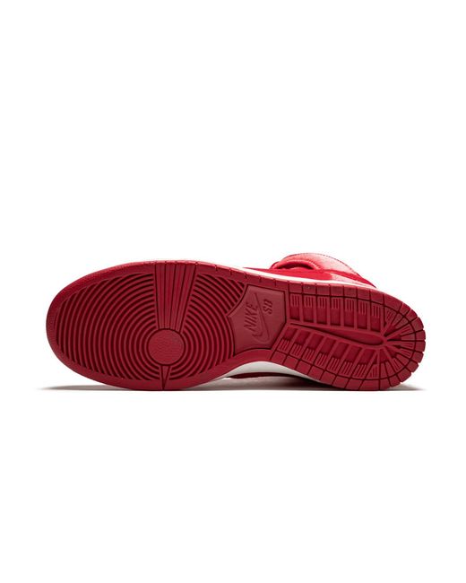 Nike Red Sb Dunk High Premium Velvet" 313171 661" for men