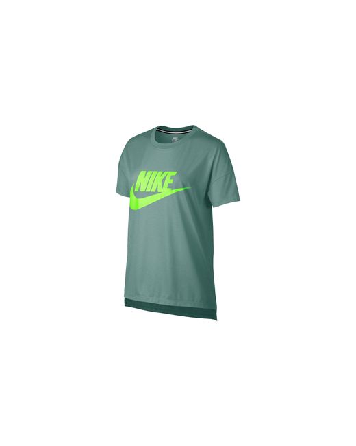 Nike Green Signal Logo T-Shirt "Cannon Ghost" 821993 046"