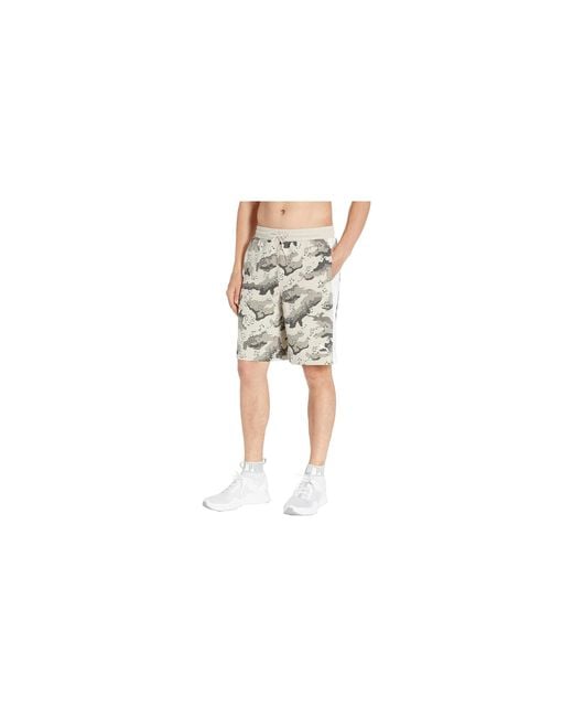 PUMA Black Wild Pack Aop Shorts "Elephant Skin Desert Aop" 845035 39" for men
