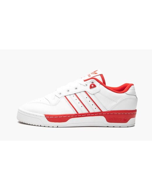 Adidas Rivalry Low "white / Scarlet Red" Shoes for men