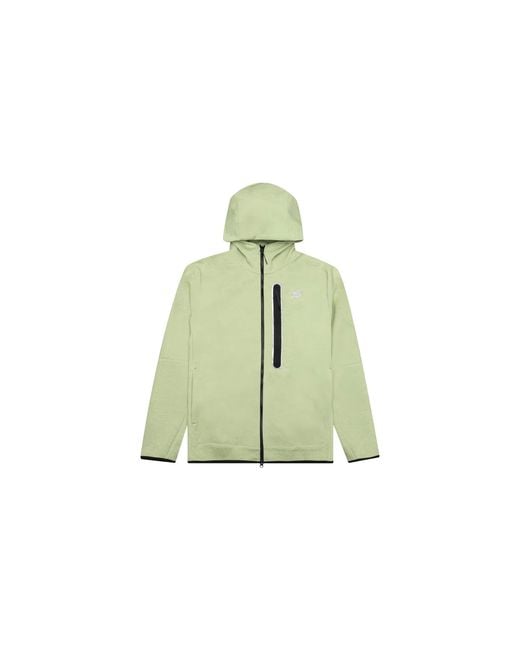 Nike Green Sportswear Tech Fleece Full-Zip Hoodie Dd4688 303" for men