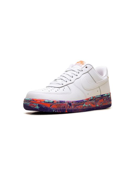 Nike Black Air Force 1 Low Multi-Color Marble" Aj9507 100" for men