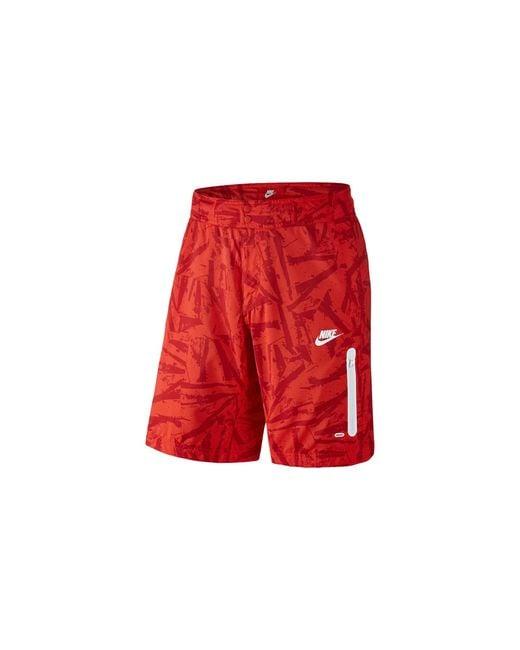 Nike Red Prodigy Summer Solstice Shorts 728695 696" for men