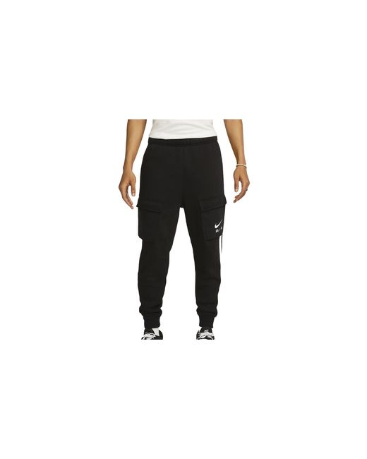 Nike Black Air Fleece Cargo Trousers Style /Summit" Fn7693 010" for men