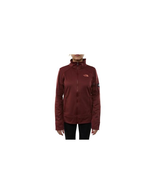 The North Face Red Amazie Mays Full-Zip Hoodie "Barolo Faded Rose" A355M Wzf"