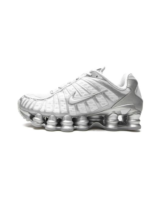 Nike Metallic Shox Tl "Chrome" Ar3566 003"