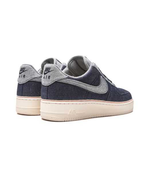 Nike Blue Air Force 1 '07 Premium Shoe for men