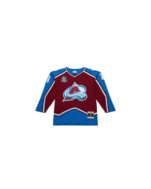 Mitchell & Ness Black Nhl Dark Jersey Avalanche 1995 Peter Forsberg Jy9018 Cavmaro" for men