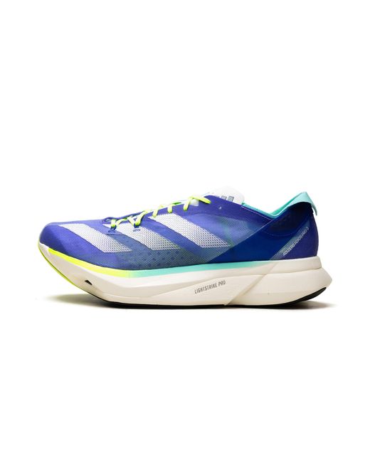 Adidas Blue Adizero Adios Pro 3 "Cobalt Zero Metalic Lucid Lemon" Id3635" for men