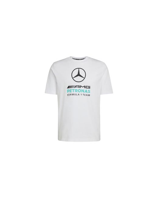 Adidas Black Mercedes Amg Petronas Formula 1 Team Dna Graphic T-Shirt Semi Mint Rush" Ke8164" for men