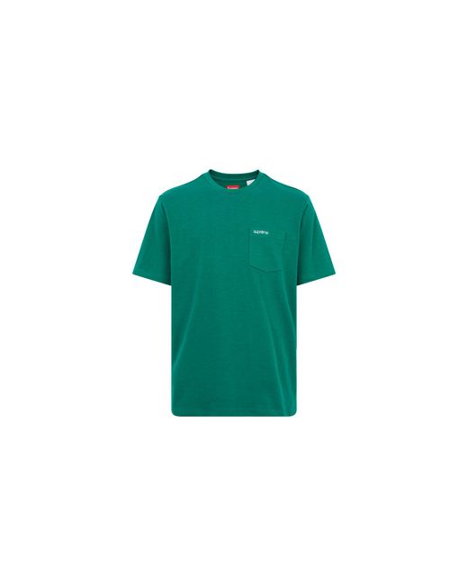 Supreme Green S/S Pocket T-Shirt "Fw21" Su11176"