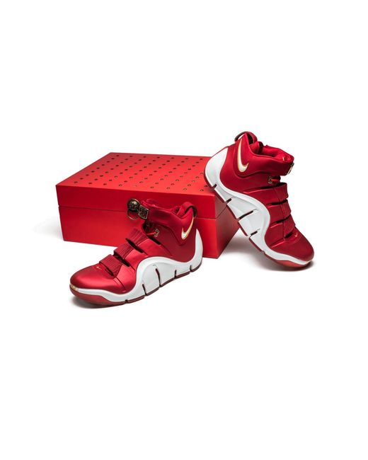 Nike Red Zoom Lebron 4 "China" 314647 611" for men