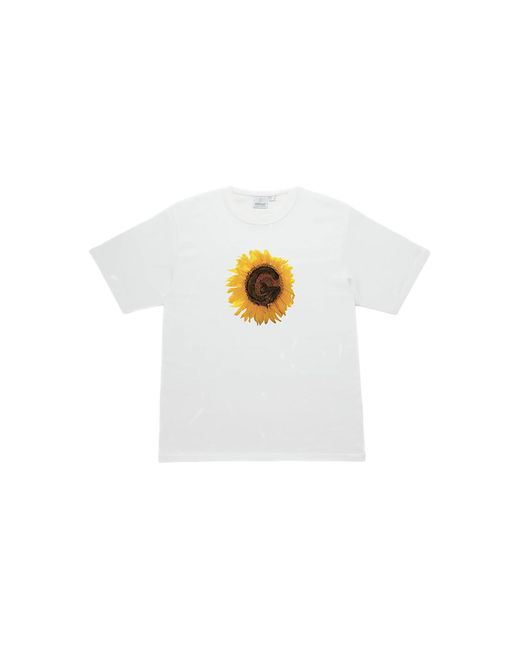 Gramicci Black G-Flower Ss T-Shirt G6Su-T103-Wht" for men