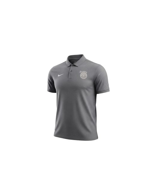 Nike Black Nba Golden State Warriors The Town Dry Polo M51500 Thetown" for men