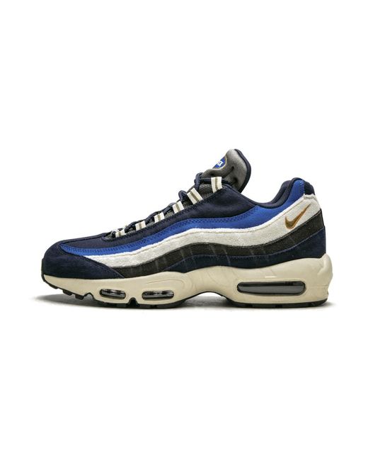 Men's Blue Air Max 95 Prm Shoes Size 8 Nike Suede Air Max 95 Premium Lyst