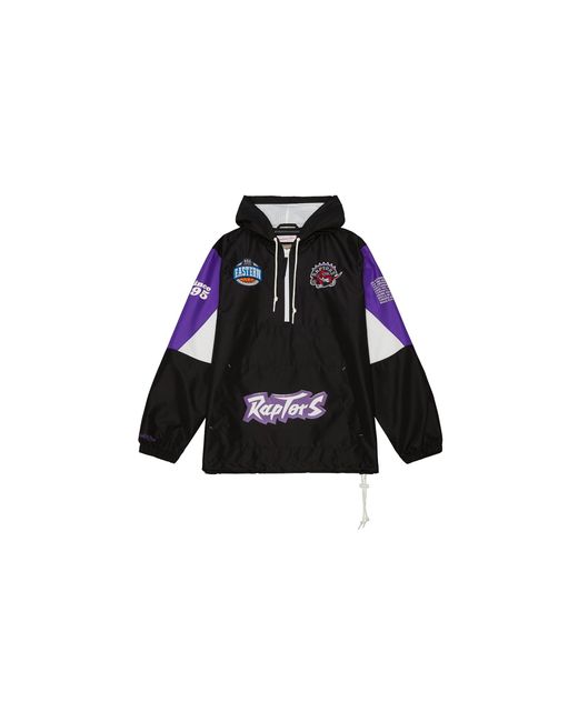 Mitchell & Ness Black Team Origins Pullover Anorak "Nba Raptors" Ojpo5033 Trayypppblck" for men