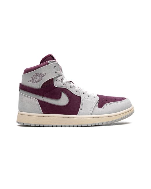 Nike Gray Air 1 Mid "Bordeaux" Dv1305 600"