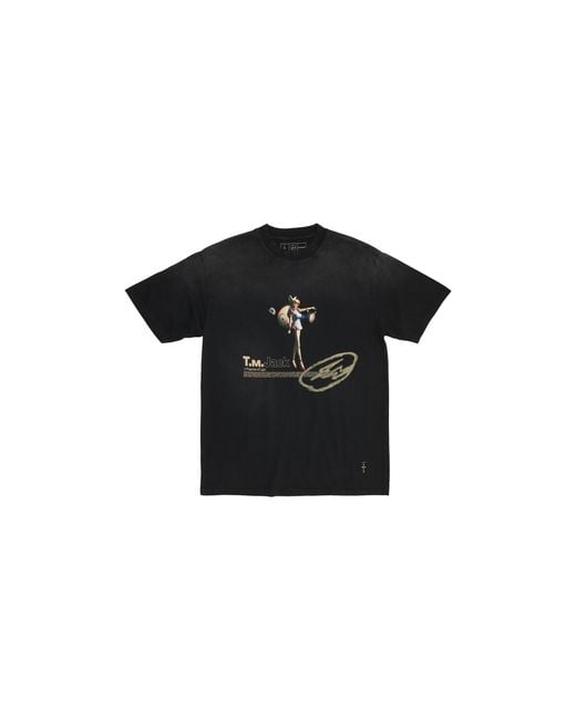 Travis Scott Black Fragment X Takashi Murakami Tokyo Jack T-Shirt "Cactus Jack