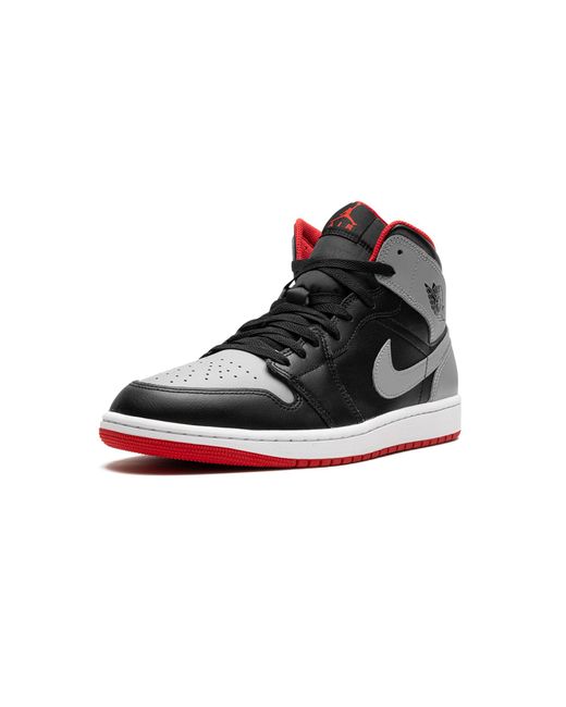 Nike Black 1 Mid "bred Shadow" Shoes for men
