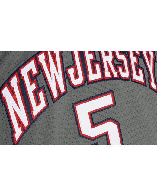 Mitchell & Ness Black Alt Jersey "Nba New Jersey Nets 2004 Jason Kidd" Ajy44180 Njn04Jkipwgy" for men