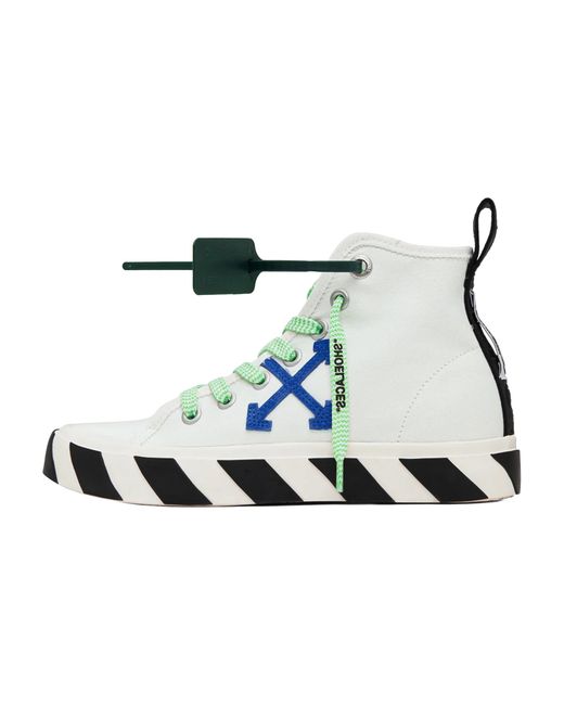 Off-White c/o Virgil Abloh Black Vulcanized Mid Top Arrow" Omia119F22Fab0010146" for men