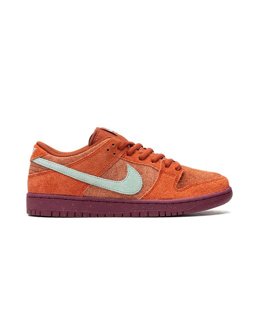 Nike Red Sb Dunk Low Pro Prm "Mystic" Dv5429 601" for men