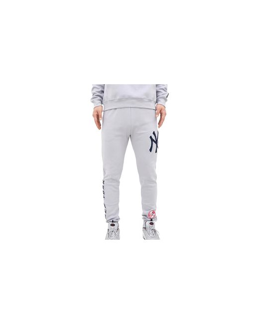 Pro Standard Black Mlb New York Yankees Logo Joggers Sweatpants Lny431153 Gry" for men
