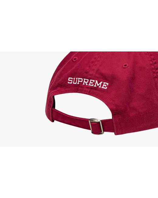 Supreme Red Stamp 6-panel "fw 20"