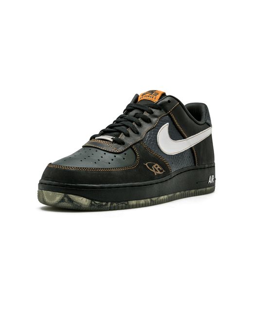 Nike Black Air Force 1 Low Prem Dj "dj Premier" Shoes