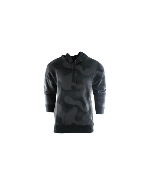 Nike Black Air Sportswear P51 Flight Fleece Pullover Hoodie "Anthracite 860350 010" for men