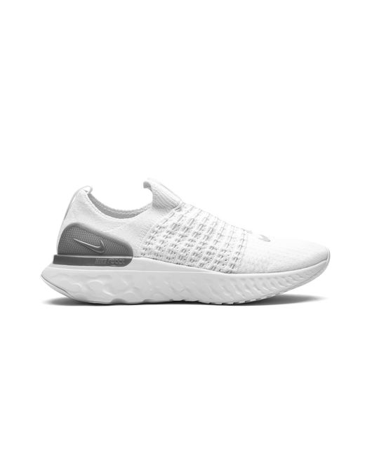 Nike Black React Phantom Run Fk 2 "Pure Platinum" Cj0280 100"