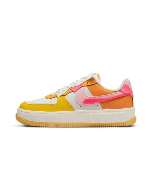Nike Black Air Force 1 Fontanka Mns "Summit/Solar Flare/Medium Soft/Hyper" Dx2675 100"