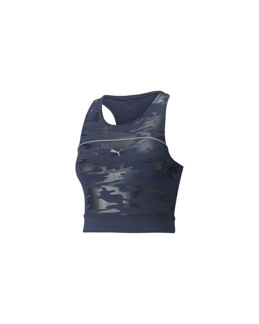 PUMA Blue Run High Shine Crop Tank "Spellbound" 521066 66"