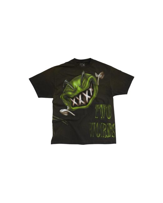 Travis Scott Black Cactus Jack X Wwe Two Words Dx T-Shirt Cpfm22"