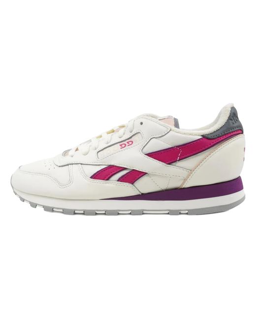 Reebok Black Classic Leather "Chalk Fusion" Gy2501" for men