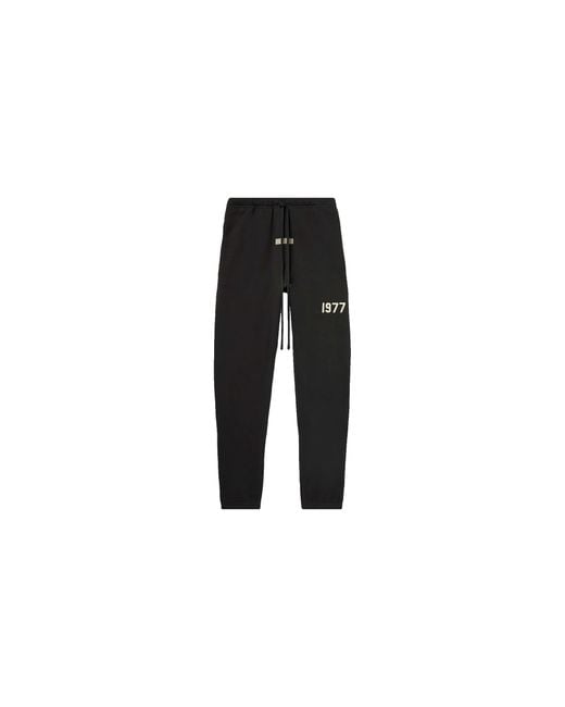 Fear Of God Black Essentials Elasticized Cuffs 1977 Sweatpants "Iron" 130Bt212020F" for men