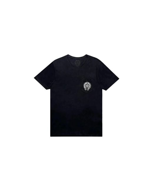 Chrome Hearts Black Hong Kong Horseshoe Pocket T-Shirt Chrm1514" for men