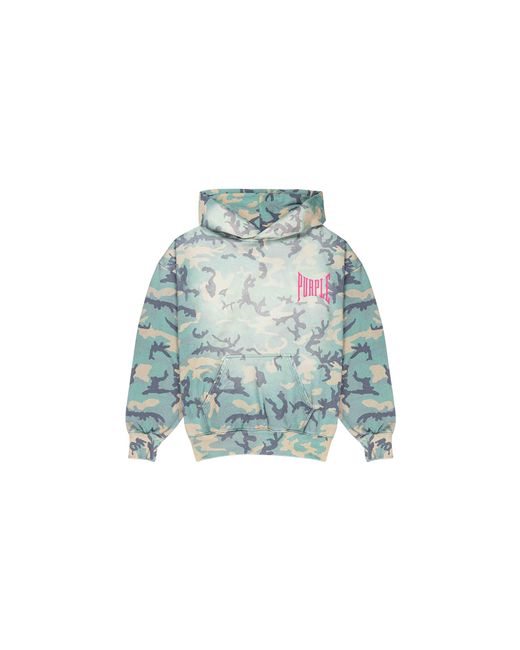 Purple Brand Green Faded Camo Hoodie 'Camo' P401-Mfca224" for men