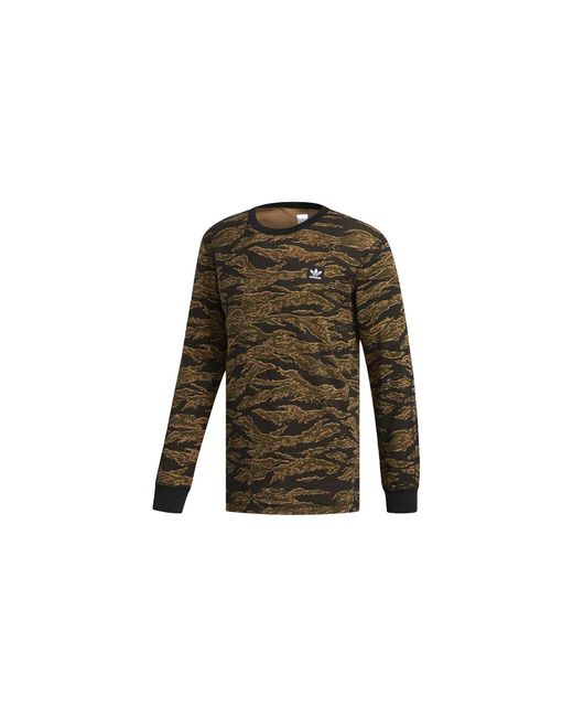 Adidas Black Originals Camouflage Thermal T-Shirt "Camo Print" Dh6655" for men