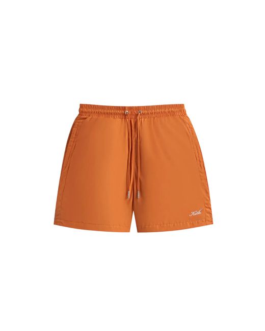Kith Orange Transitional Active Short "Clementine" Khm060573 841" for men