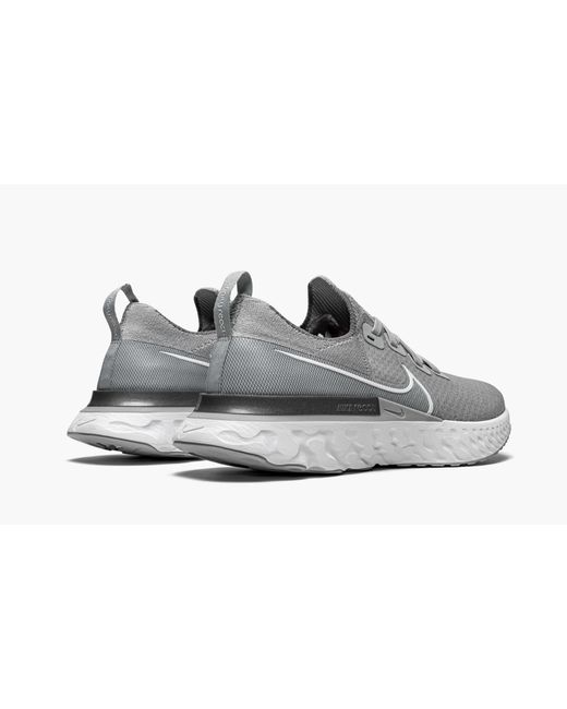 Nike Gray React Infinity Run Fk Shoes for men