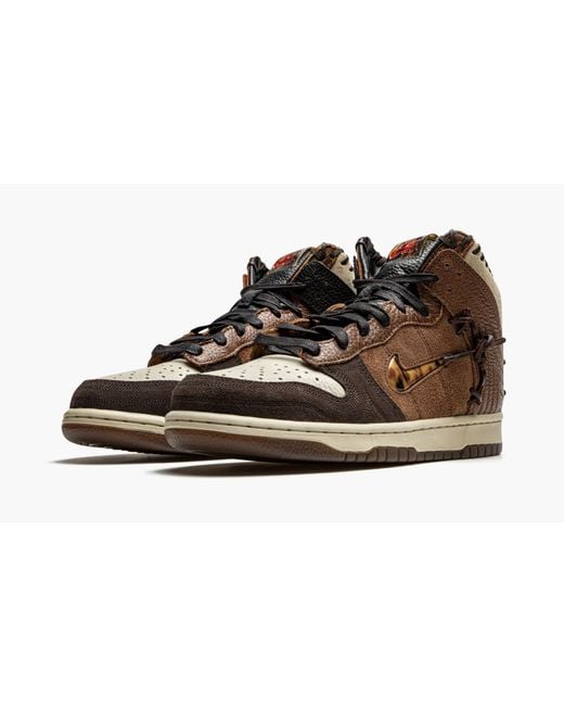 Nike Brown Dunk High "Bodega for men