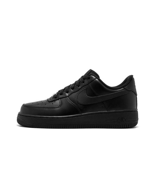 nike air force 1 low black leather