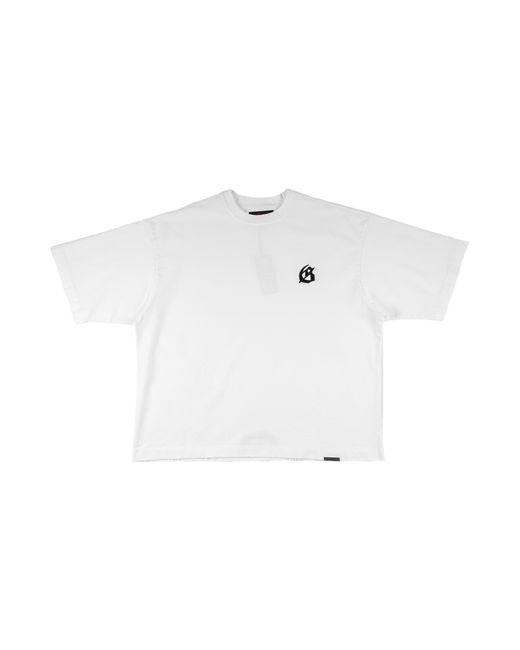 GODSPEED NEW YORK White Gs Logo T-Shirt Gs327" for men