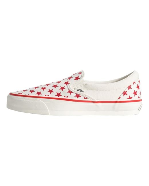 Vans Black Classic Slip-On 98 Lx "Stars Racing Marshmallow" Vn000Z7Zbop" for men