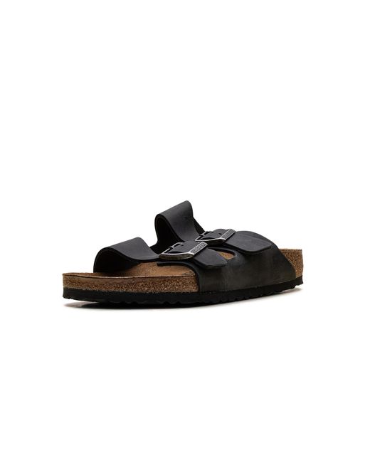 Birkenstock Black Arizona "Oiled Leather Habana" 0552111" for men